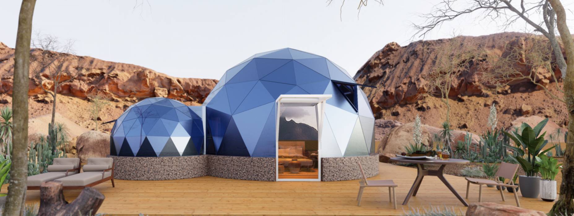 寿宁县球形智能光伏玻璃星空房